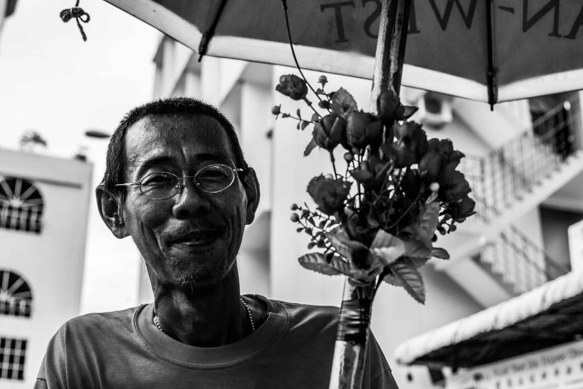 Mr. Fong, the rickshaw driver, George Town, Penang