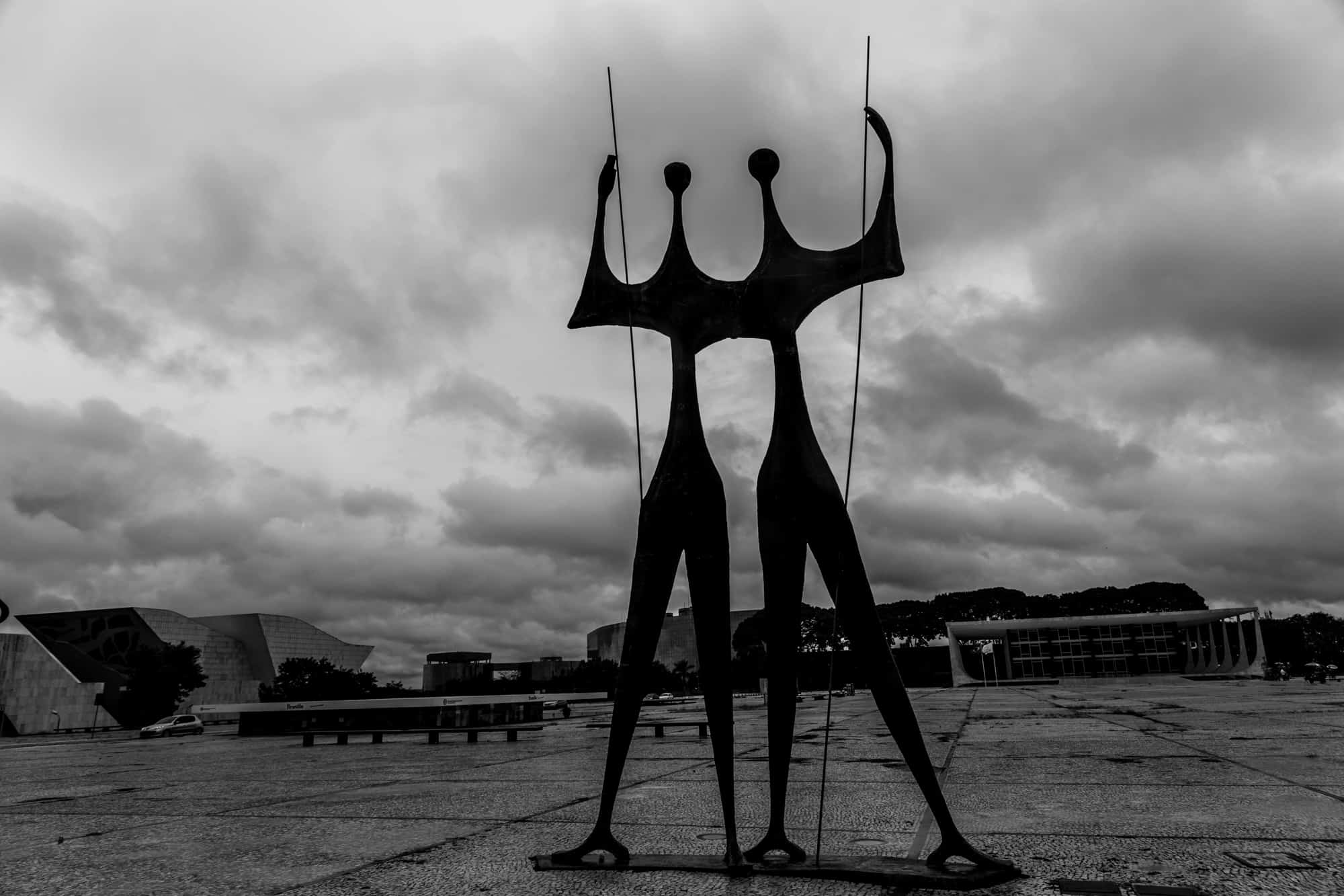 Sculpture "Os Candangos", Brasília